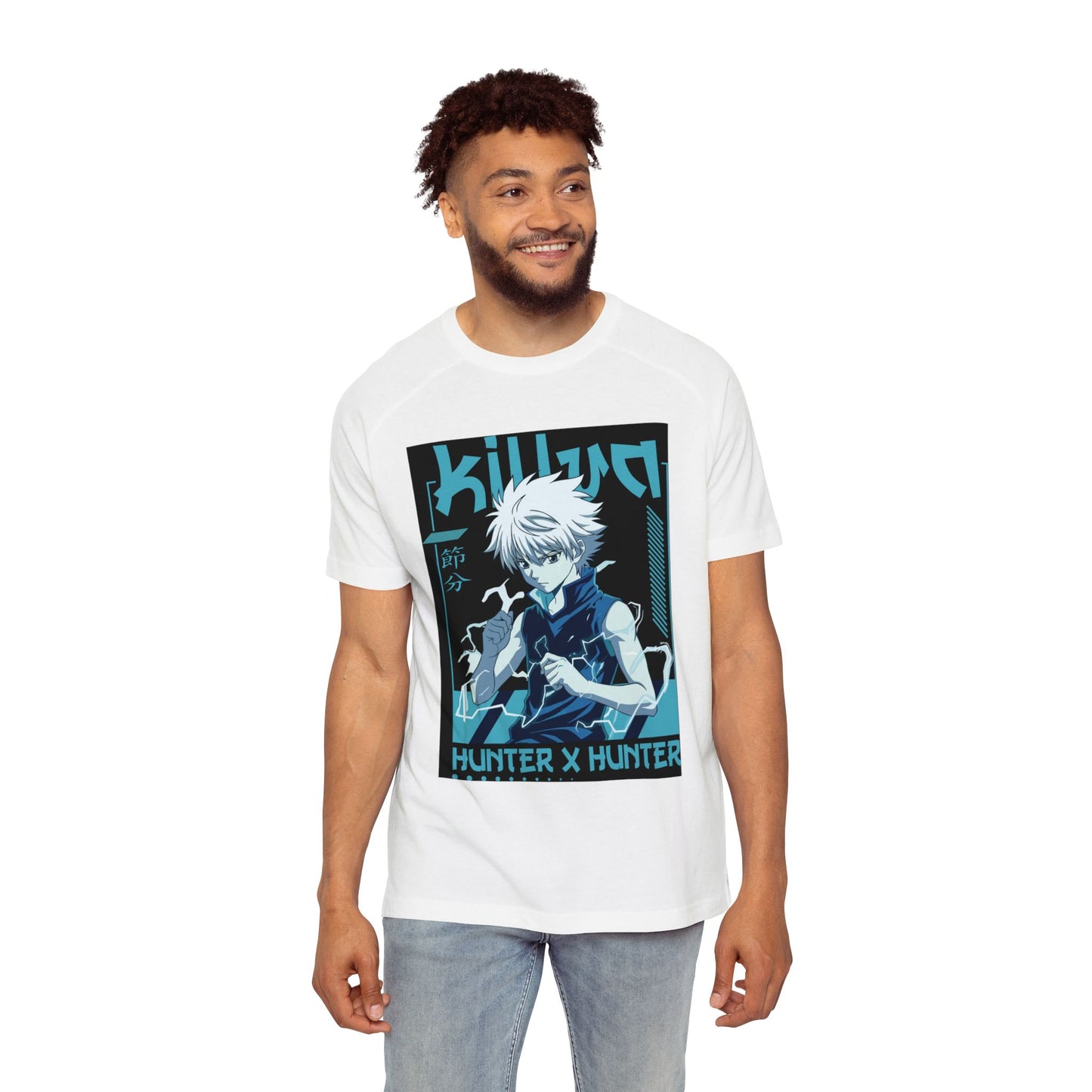 Hunter x Hunter Killua Anime T-Shirt — Men's Graphic Raglan Tee