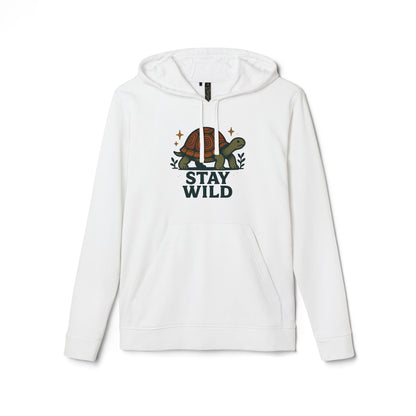 Turtle “Stay Wild” Hoodie for Women – Nature Lover Graphic Hoodie Printify