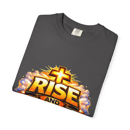 Rise and Shine Christian T-Shirt for Men – Inspirational Graphic Tee Printify