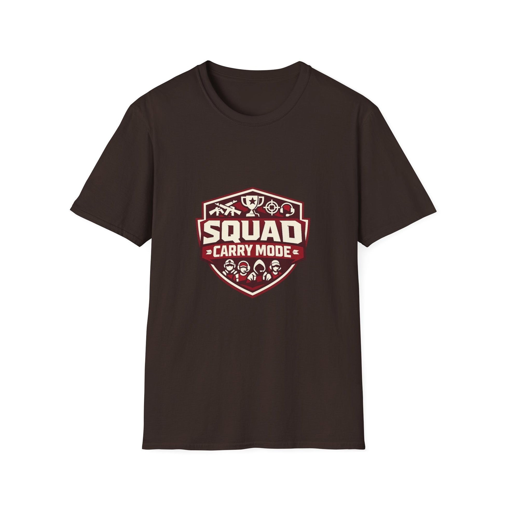 Squad Carry Mode T-Shirt — Gamer Team Logo Tee Printify