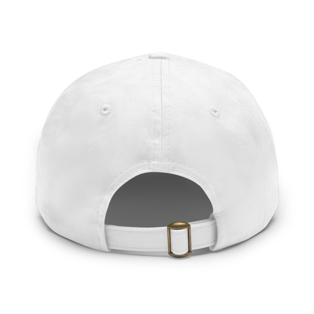 Dad Hat — Round Leather Patch 'HOPE' Cap