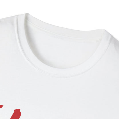 Less Is More T-Shirt — Minimalist Red Brush Script Graphic Tee