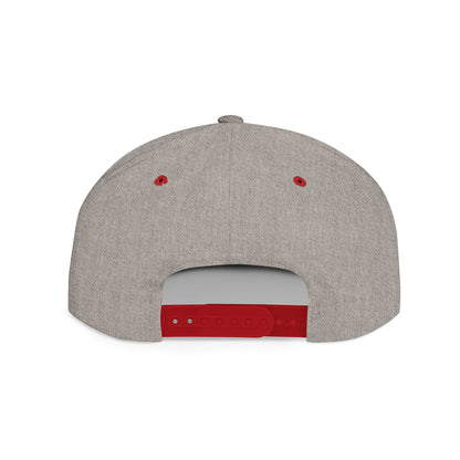 Chat Flat Bill Snapback Hat