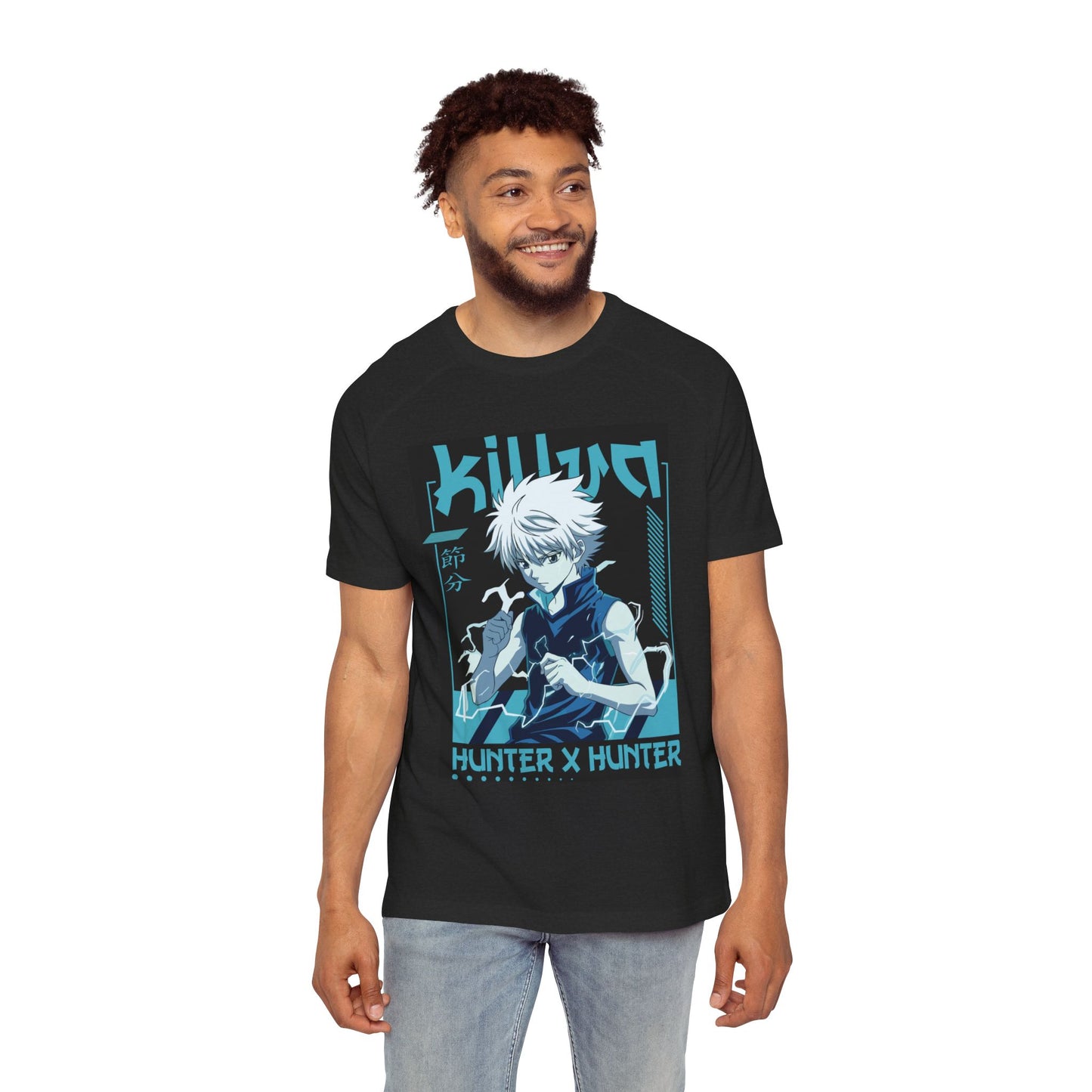 Hunter x Hunter Killua Anime T-Shirt — Men's Graphic Raglan Tee
