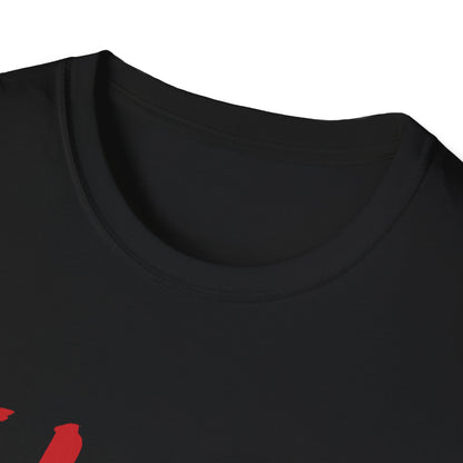 Less Is More T-Shirt — Minimalist Red Brush Script Graphic Tee