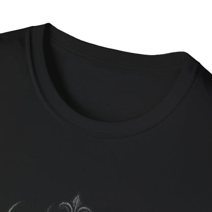 Rose Heart T-Shirt — Gothic Red Roses Graphic Tee Printify