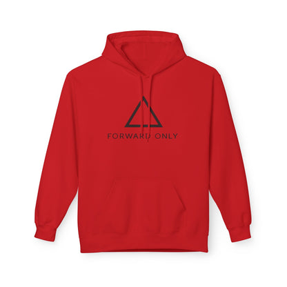Hoodie — Minimal "Forward Only" Triangle Logo Pullover