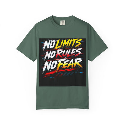 No Limits No Rules No Fear Graphic T-Shirt Printify