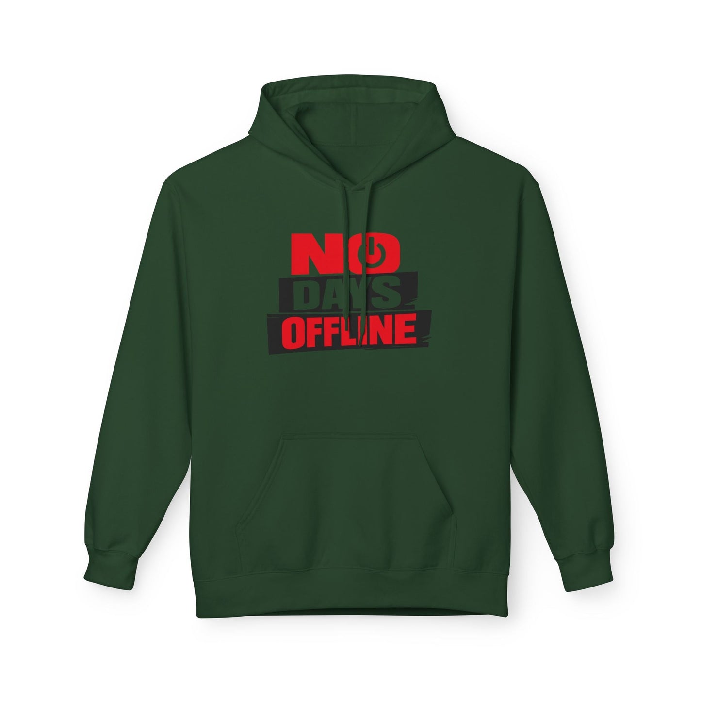 No Days Offline Hoodie — Gamer / Streamer Graphic Pullover Printify
