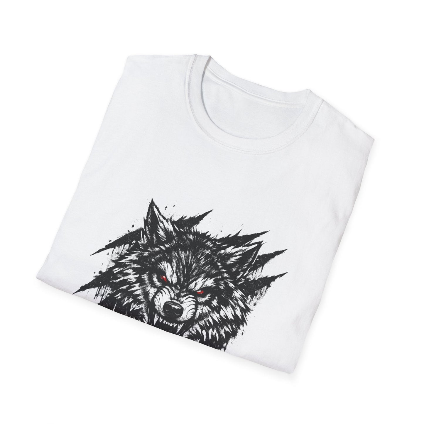 Wolf "Lone Instinct" T-Shirt - Graphic Storm Wolf Tee Printify