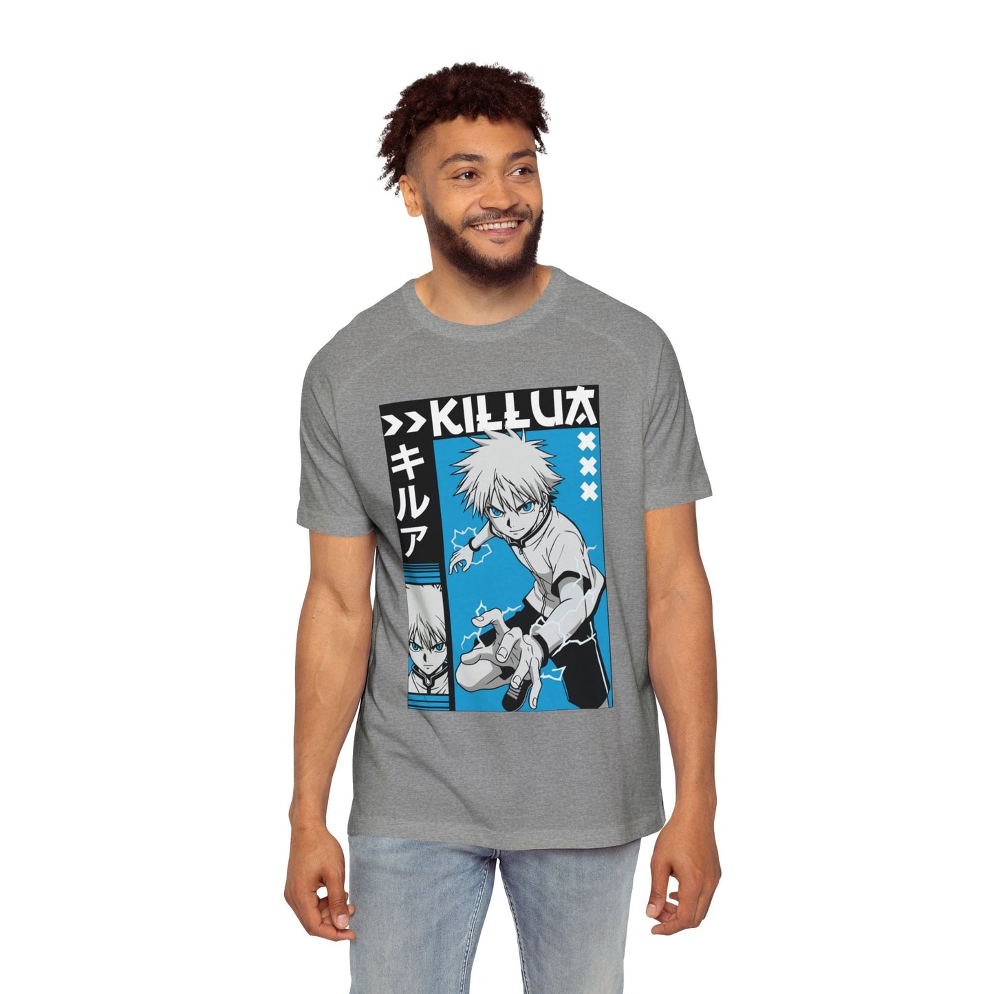 Killua Anime Graphic T-Shirt Printify