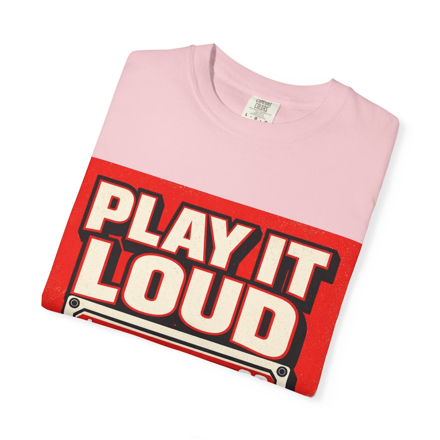 Play It Loud Retro Cassette T-Shirt Printify