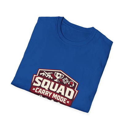 Squad Carry Mode T-Shirt — Gamer Team Logo Tee Printify