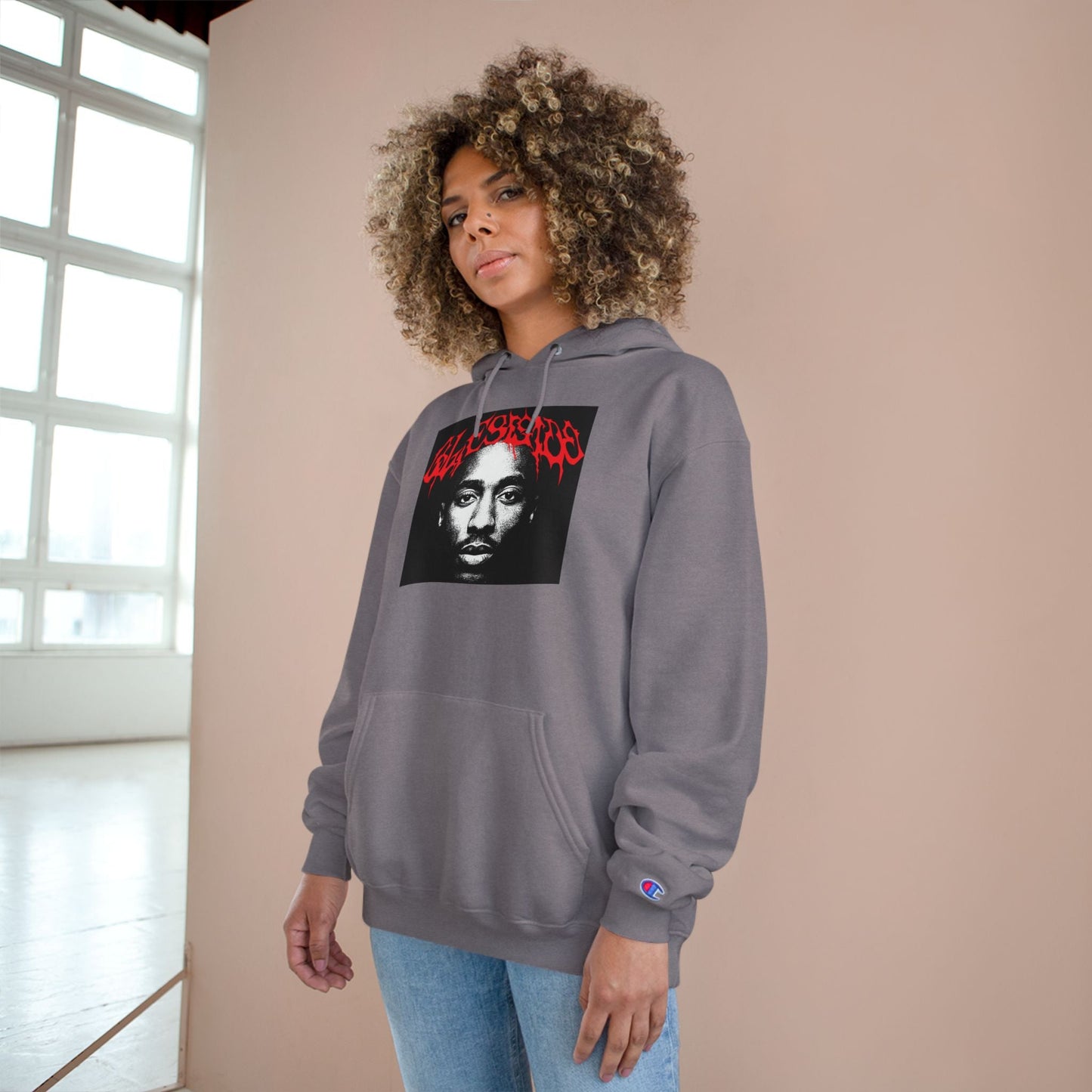 'Victorious' Graphic Hoodie - Champion Style Printify