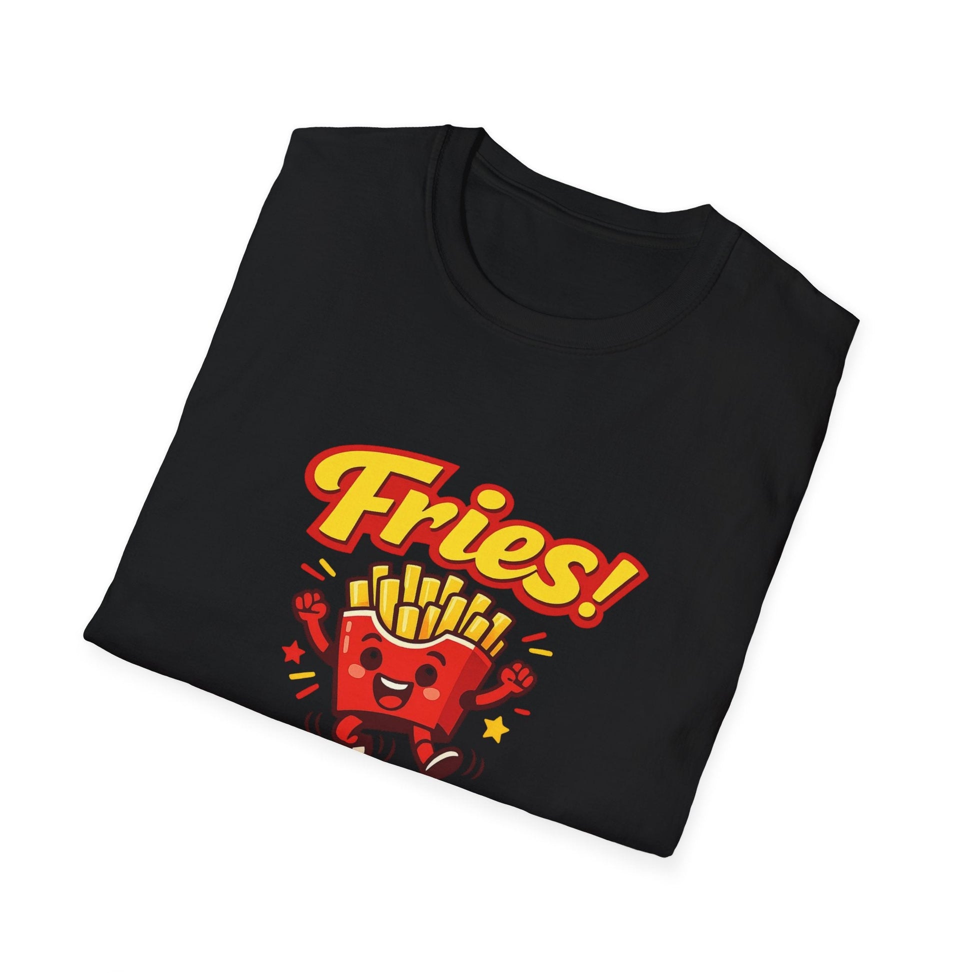 Fries Before Everything T-Shirt – Funny Fast Food Graphic Tee Printify