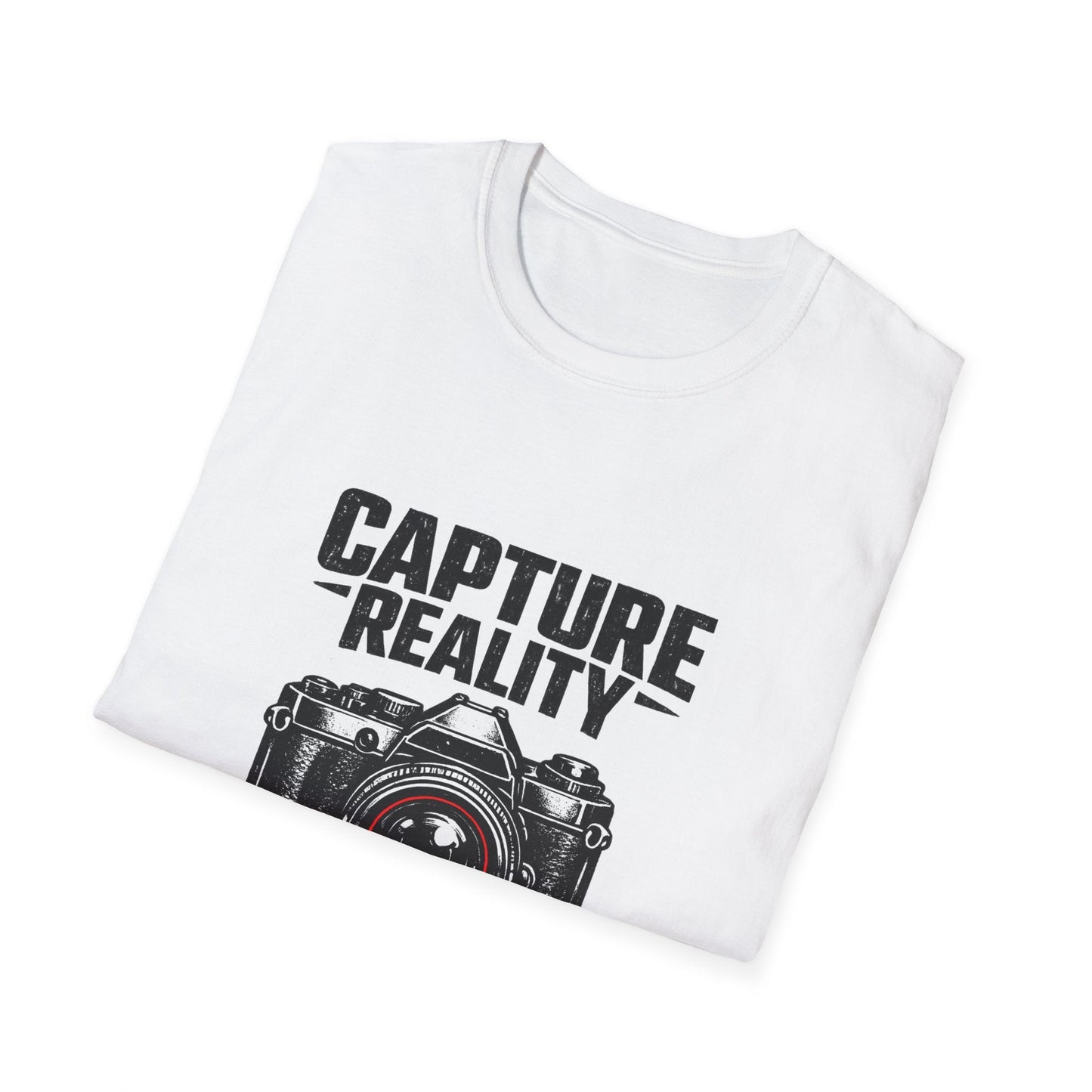 Photography T-Shirt — "Capture Reality" Camera Tee (No Filter Needed) Printify