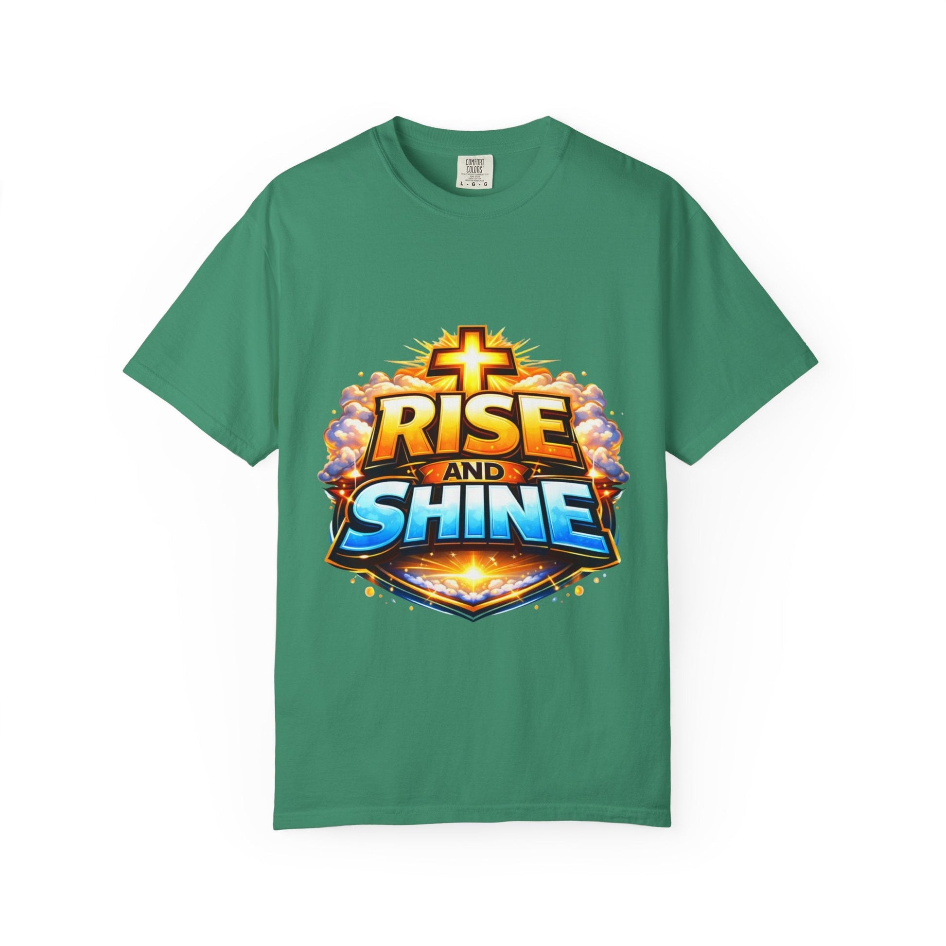 Rise and Shine Christian T-Shirt for Men – Inspirational Graphic Tee Printify