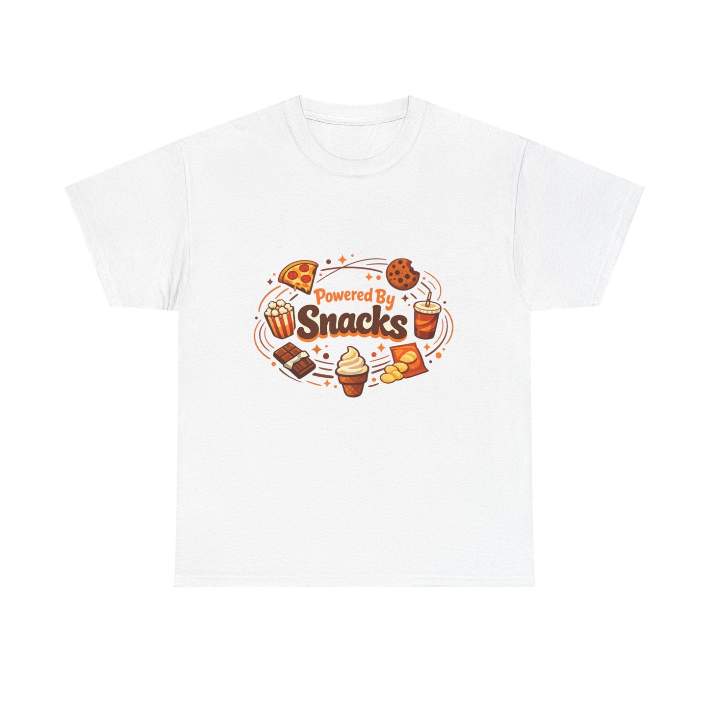 Powered By Snacks T-Shirt Printify