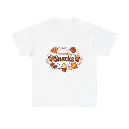 Powered By Snacks T-Shirt Printify