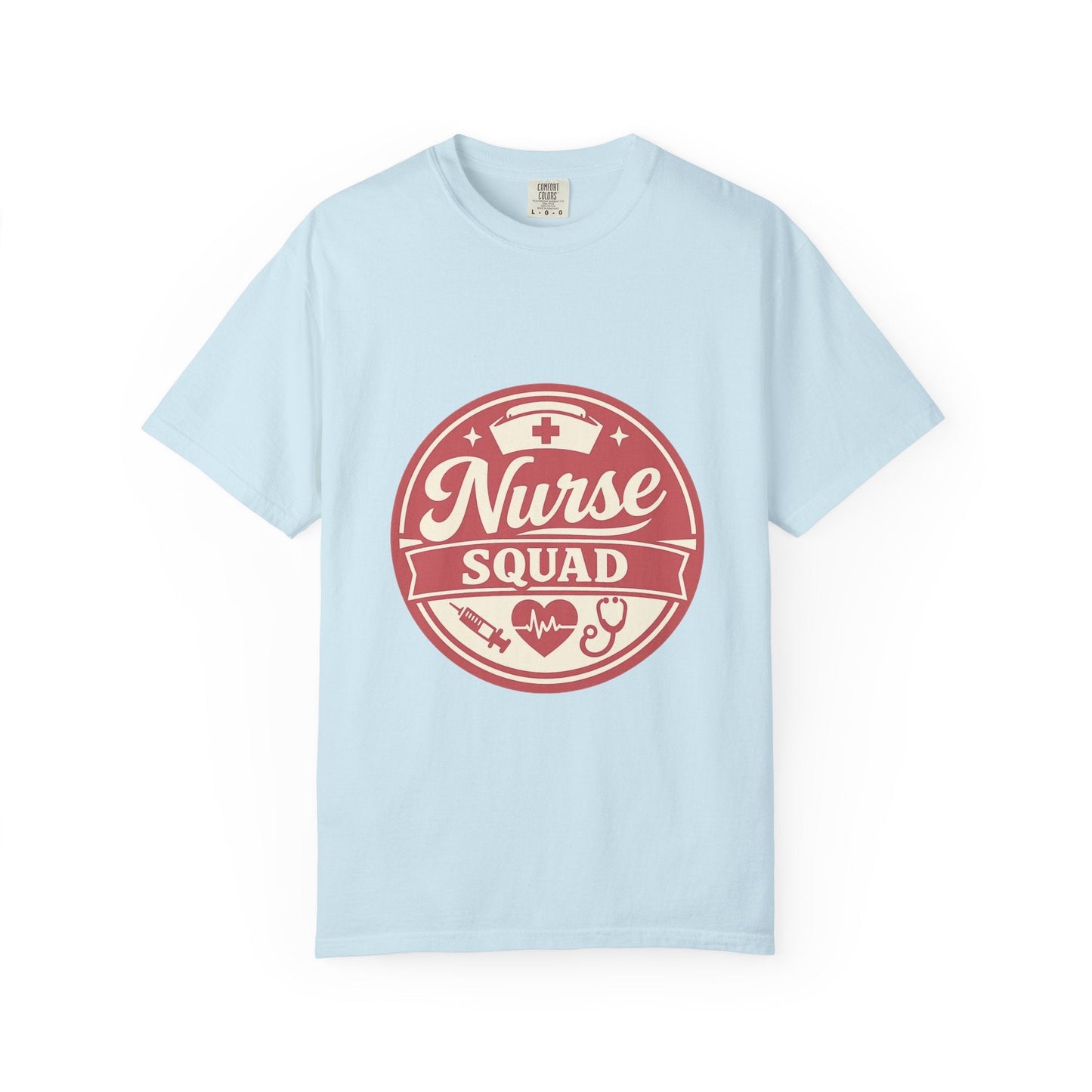 Nurse Squad T-Shirt — Retro Medical Badge Tee for Nurses & Healthcare Teams Printify