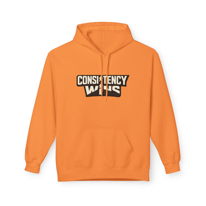 Consistency Wins Hoodie — Motivational Graphic Pullover Printify