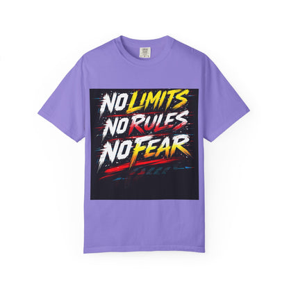 No Limits No Rules No Fear Graphic T-Shirt Printify