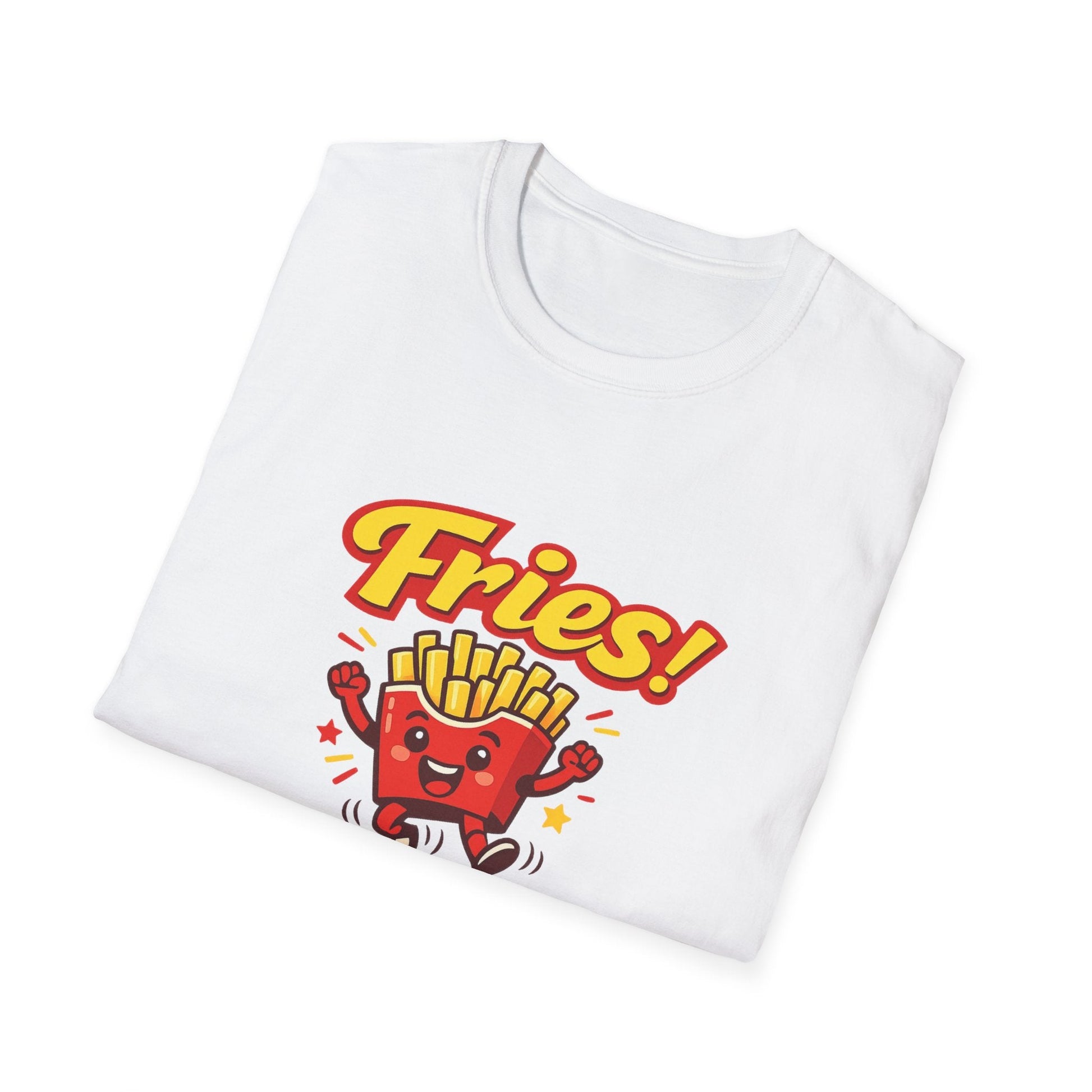 Fries Before Everything T-Shirt – Funny Fast Food Graphic Tee Printify