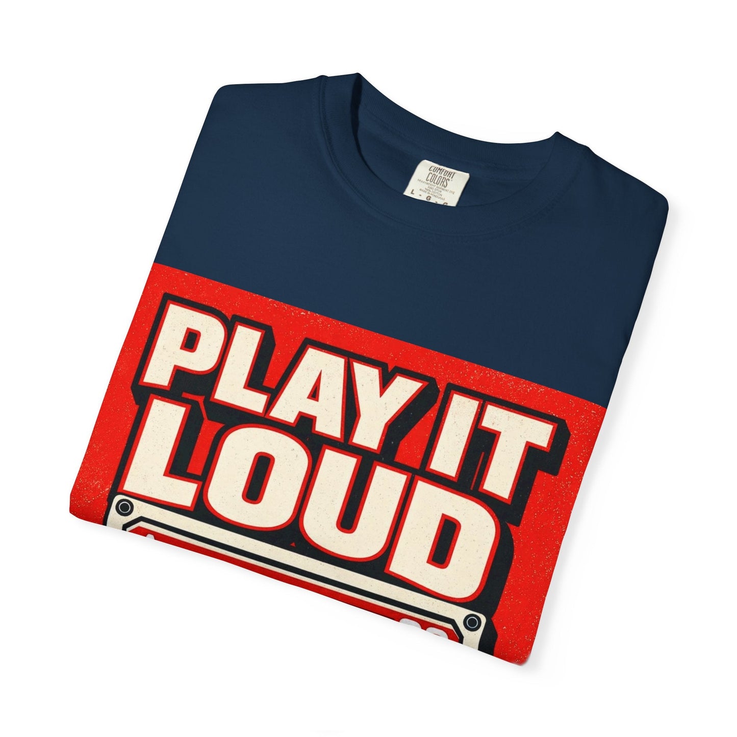 Play It Loud Retro Cassette T-Shirt Printify