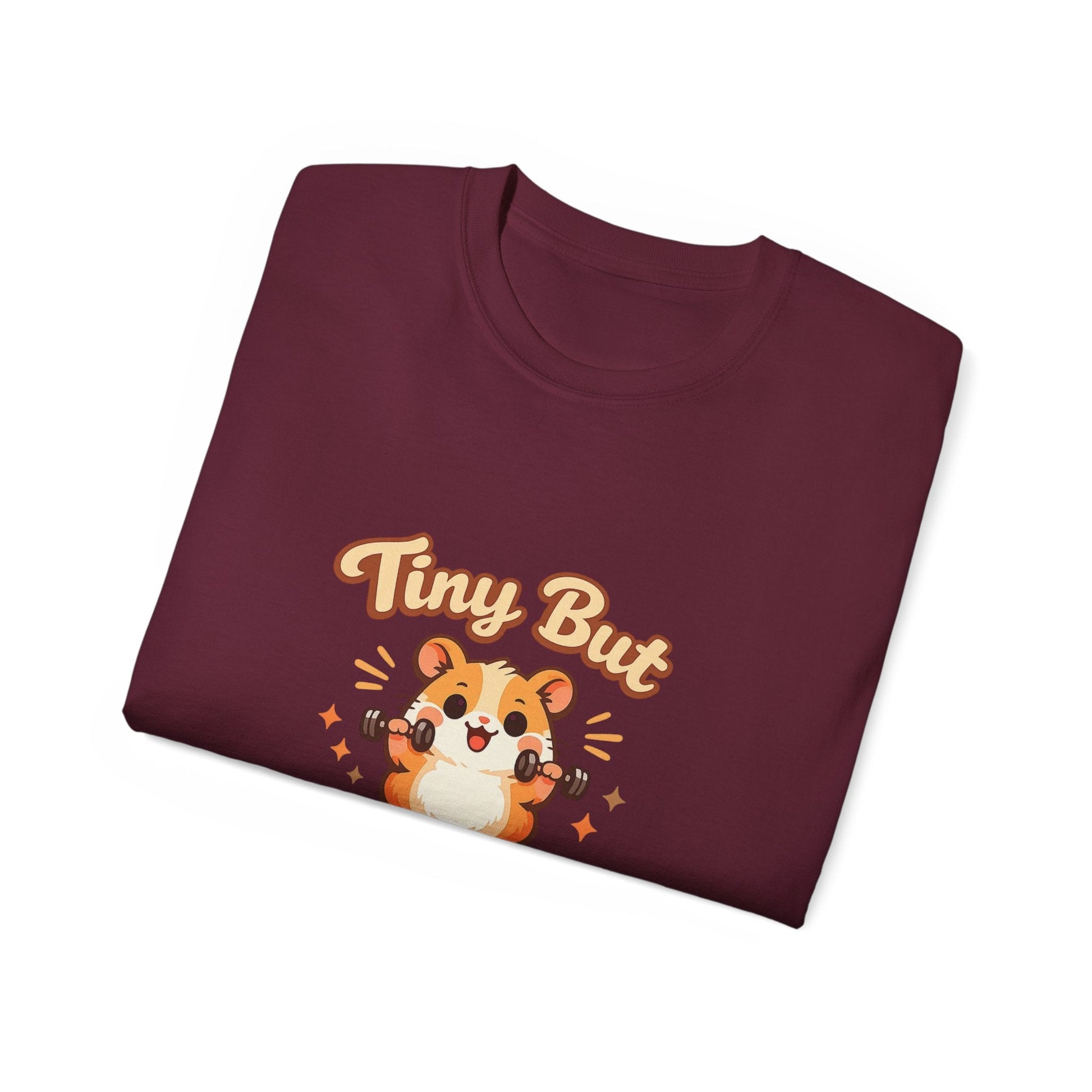 Tiny But Mighty Hamster T-Shirt Printify