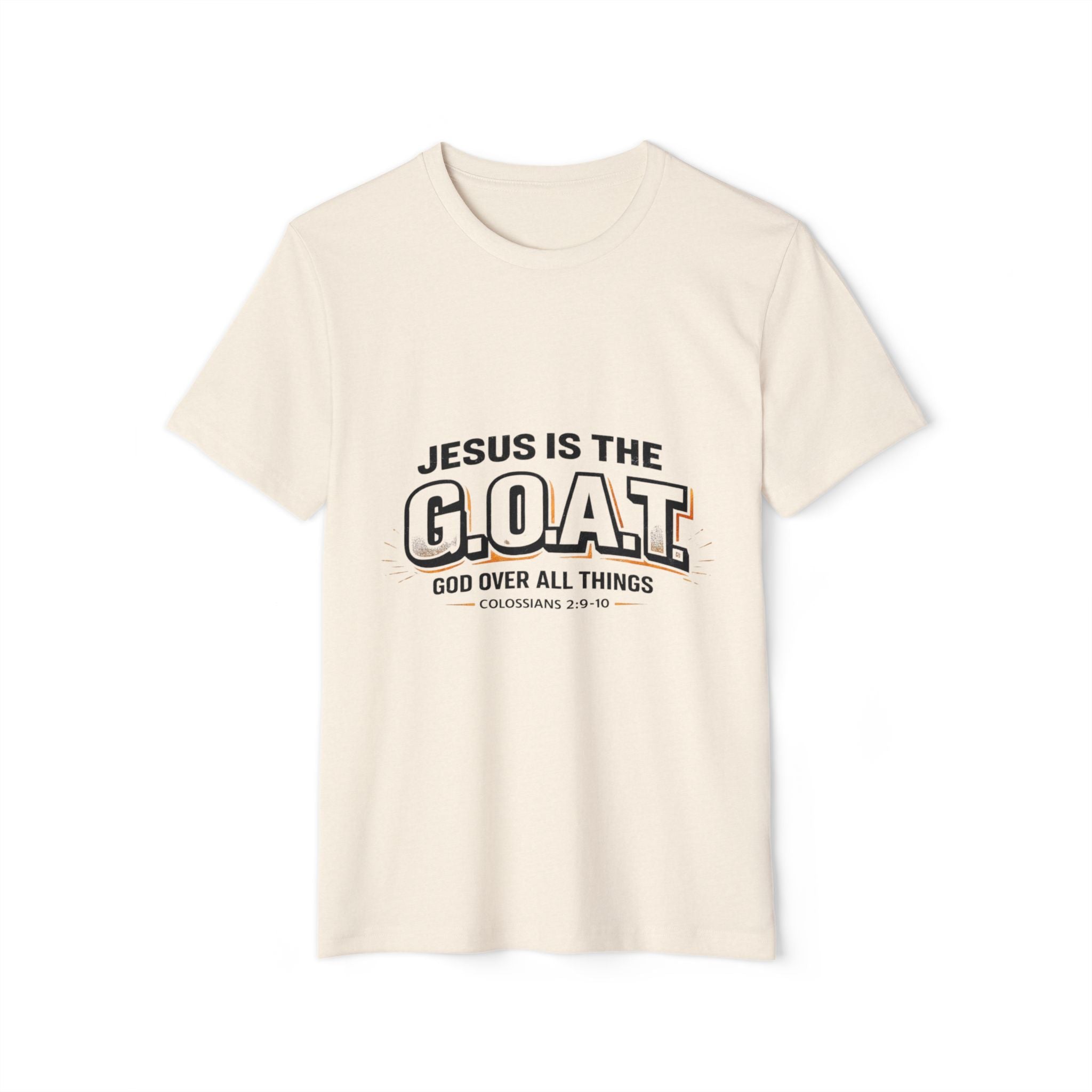 Jesus Is the G.O.A.T. T-Shirt — Faith-Based Christian Graphic Tee