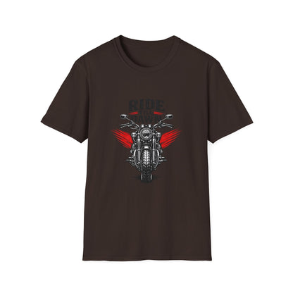Ride Till Dawn Motorcycle T-Shirt Printify