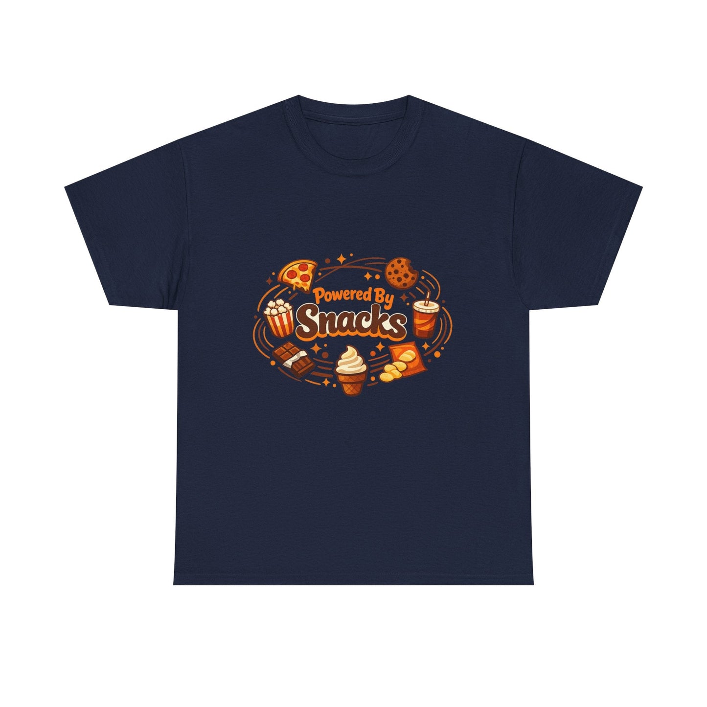 Powered By Snacks T-Shirt Printify