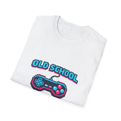 Old School Gamer T-Shirt — Retro Video Game Controller Tee Printify