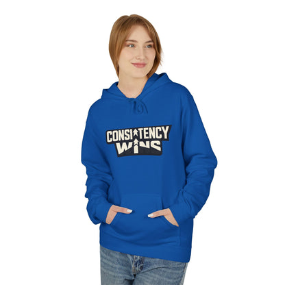 Consistency Wins Hoodie — Motivational Graphic Pullover Printify
