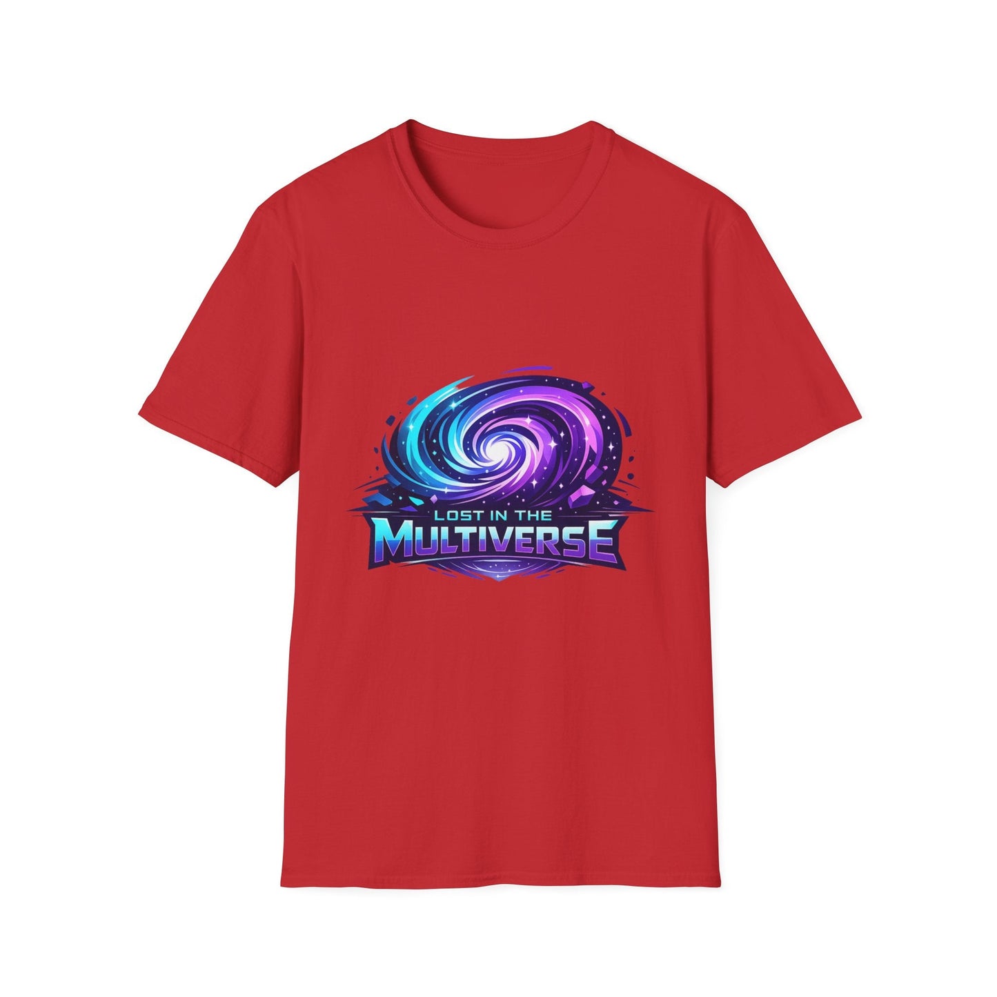 Lost in the Multiverse T-Shirt — Galaxy Vortex Graphic Tee Printify