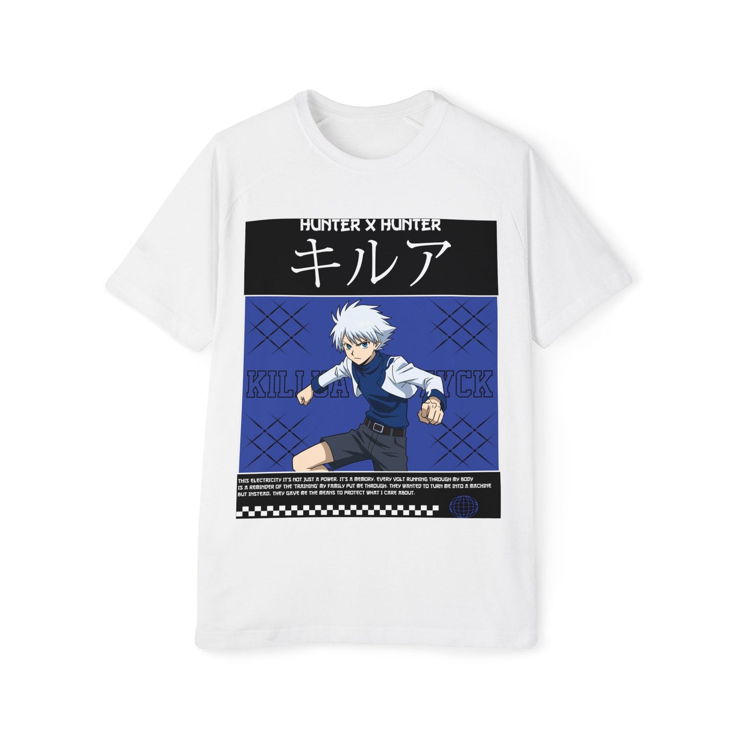 Hunter x Hunter Killua Graphic T-Shirt — Anime Raglan Tee