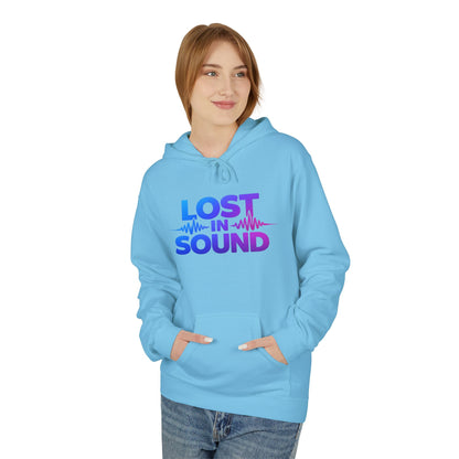 Lost in Sound Hoodie — Gradient Music Wave Pullover