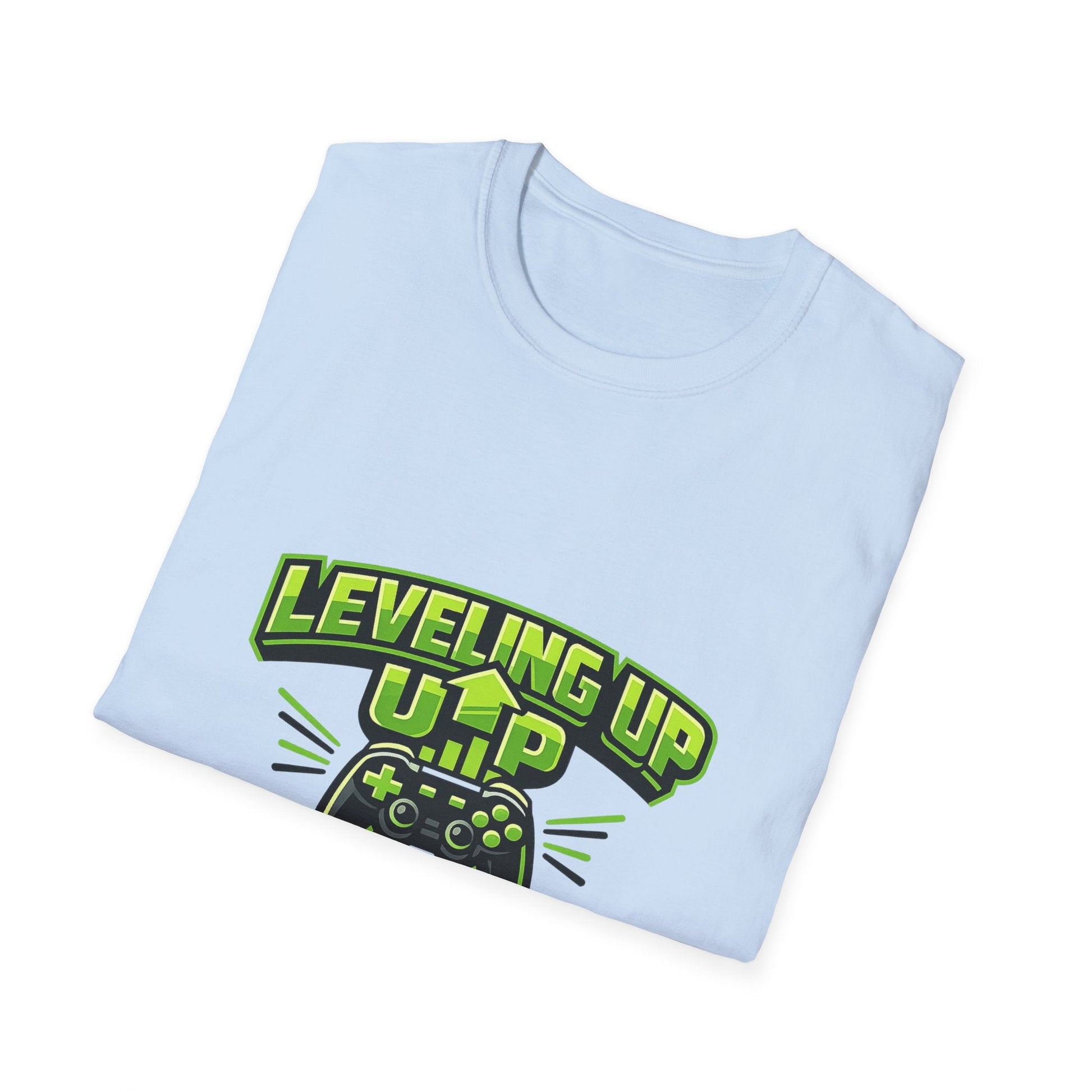 Leveling Up Daily Gamer T-Shirt Printify