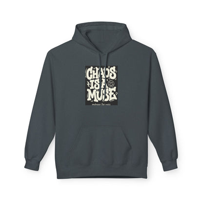 Chaos Is A Muse Hoodie — Retro Psychedelic Graphic Pullover Printify