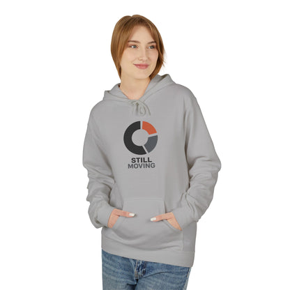 Still Moving Logo Hoodie — Minimalist Motivational Pullover