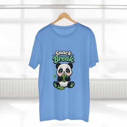 Snack Break Panda T-Shirt — Cute Panda Eating Bamboo Graphic Tee Printify