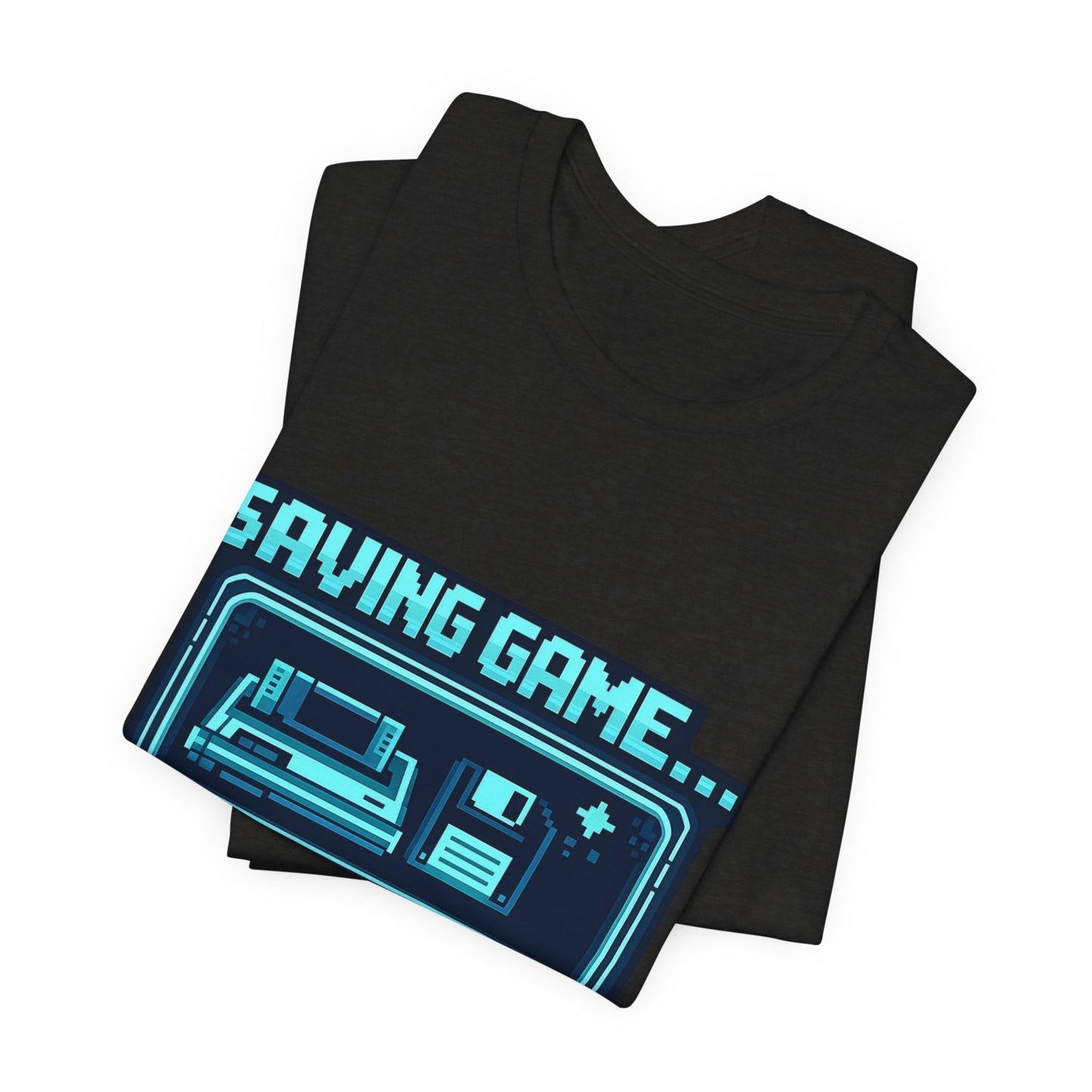 Saving Game Please Wait T-Shirt — Retro Gaming Console Tee