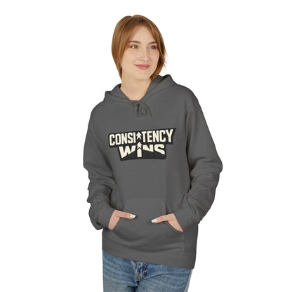 Consistency Wins Hoodie — Motivational Graphic Pullover Printify