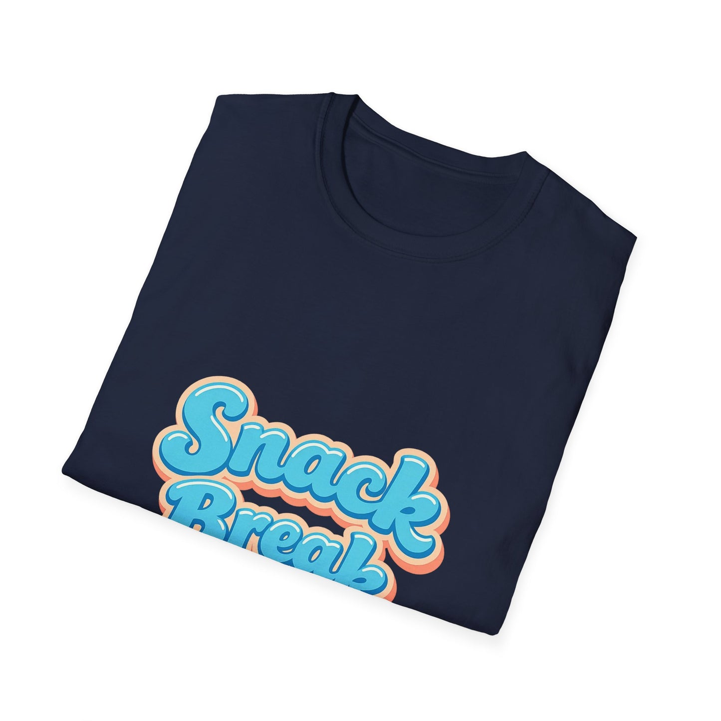 Snack Break T-Shirt — Retro Bubble Letter Graphic Tee