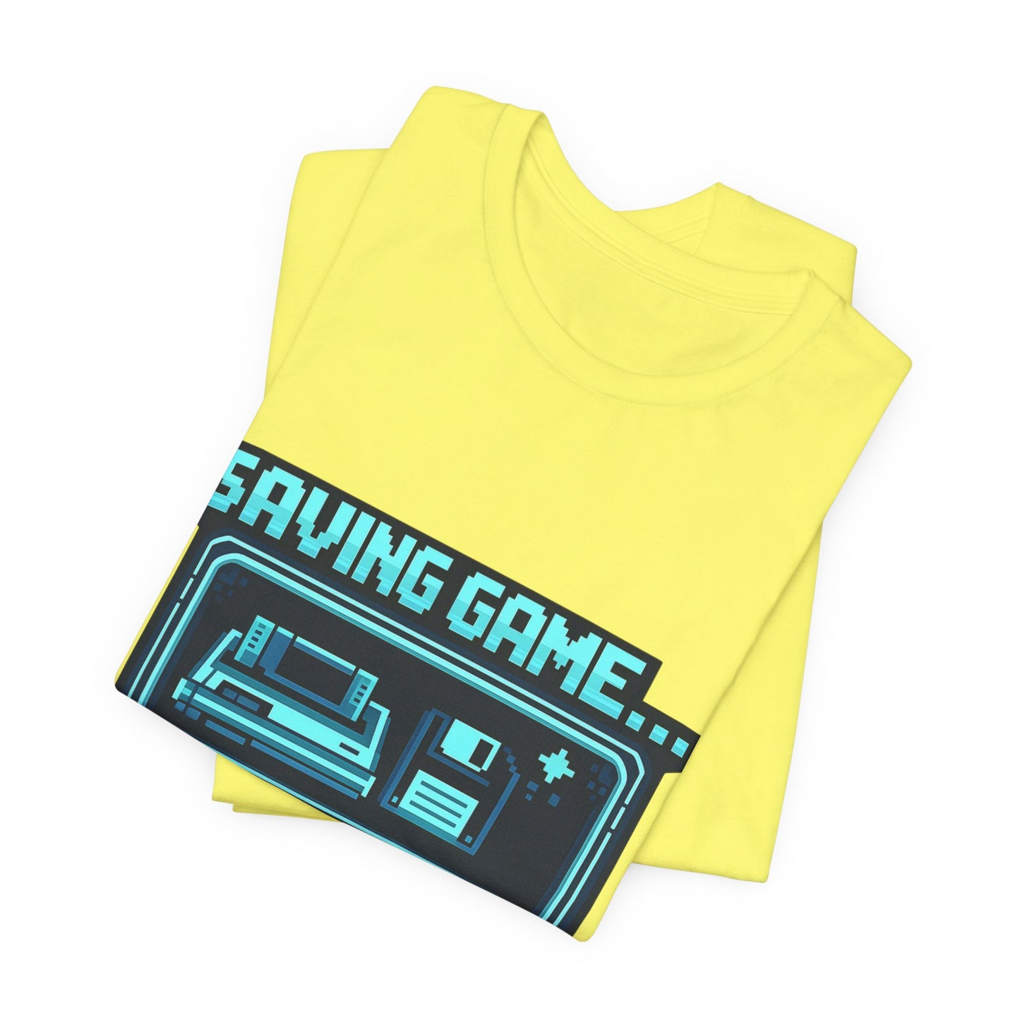Saving Game Please Wait T-Shirt — Retro Gaming Console Tee
