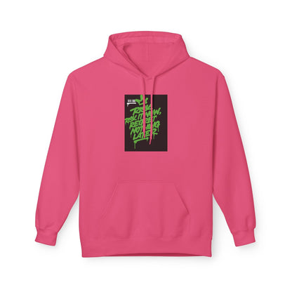 Retro Green Script Graphic Hoodie — "Push Your Limits" Streetwear Pullover Printify
