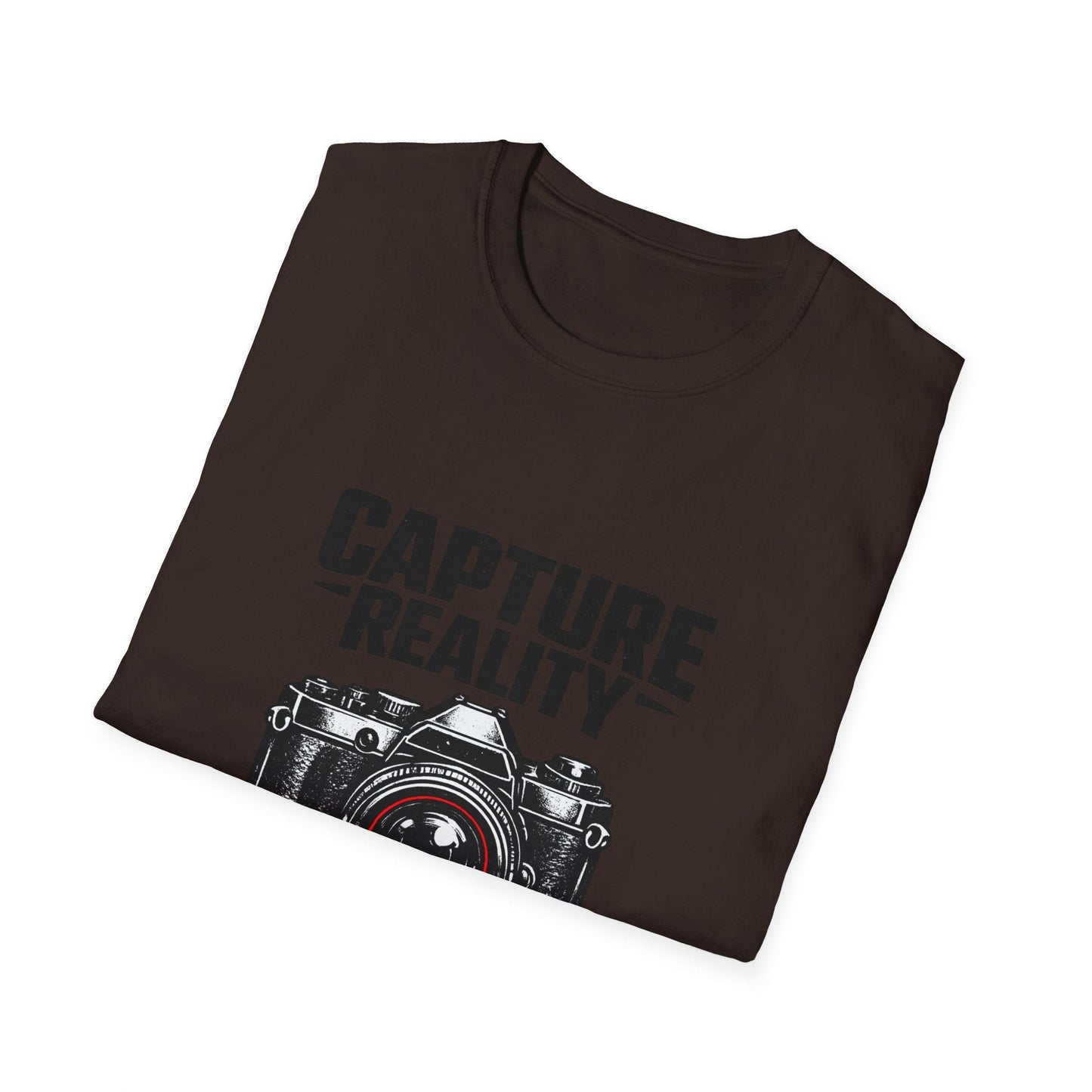 Photography T-Shirt — "Capture Reality" Camera Tee (No Filter Needed) Printify