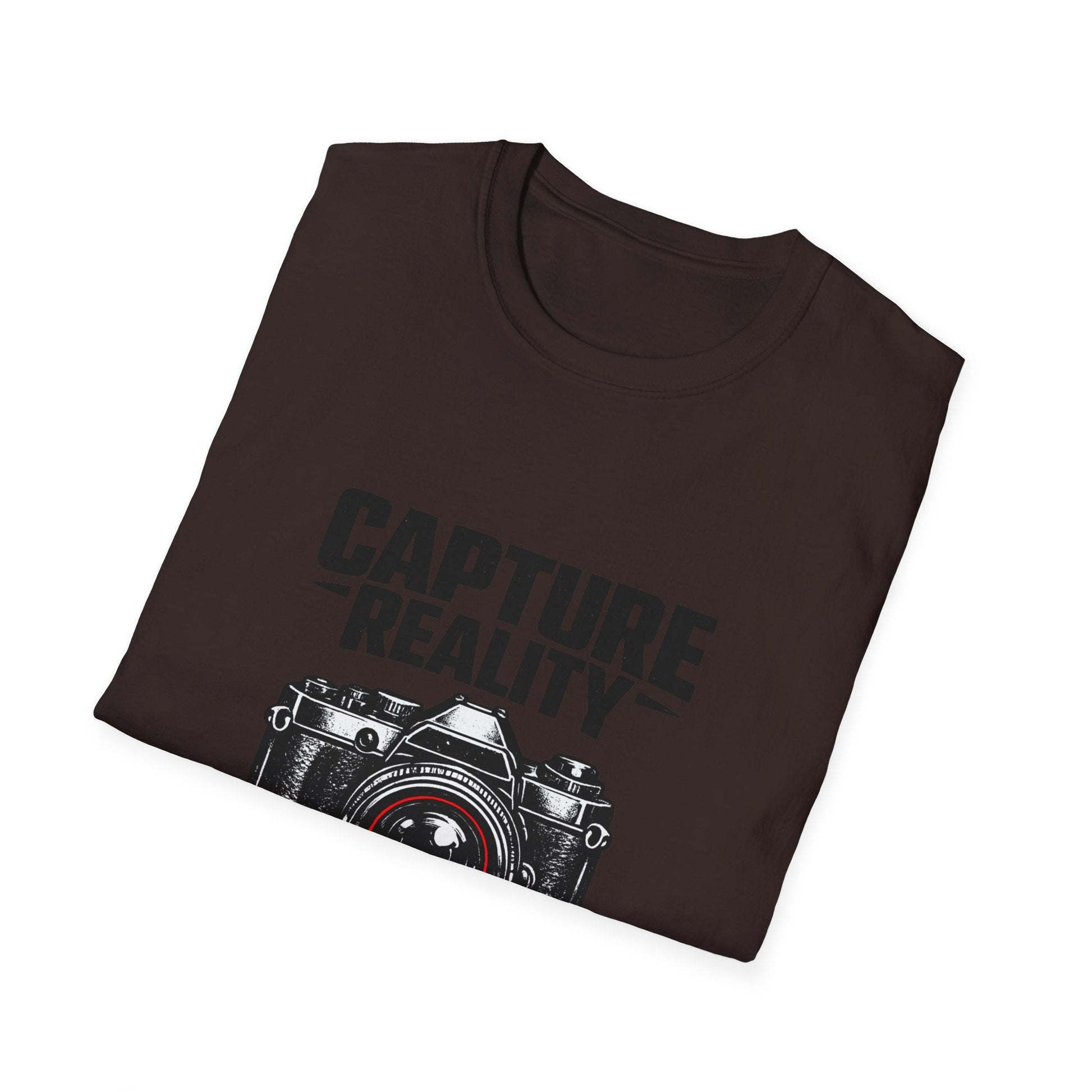 Photography T-Shirt — "Capture Reality" Camera Tee (No Filter Needed) Printify