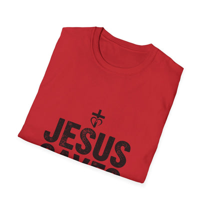 Christian Cross T-Shirt – Unisex “His Sacrifice Brought Hope & New Life” Inspirational Tee Printify