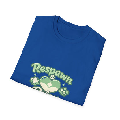 Respawn & Relax T-Shirt — Gamer Retro Controller Graphic Tee
